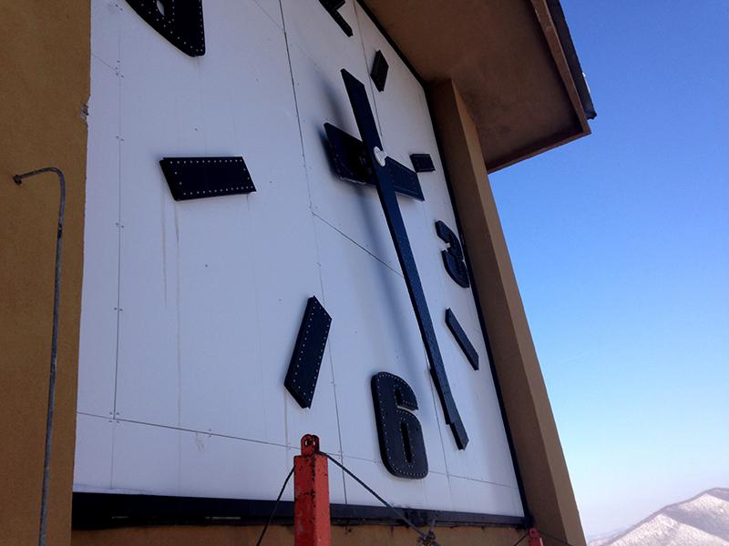 Flush Mount Tower Clock