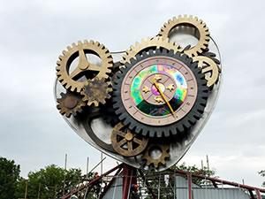 Tower Clock with 24 Hour Analog Dial