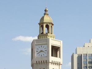 Double Sided Flush Mount Tower Clock
