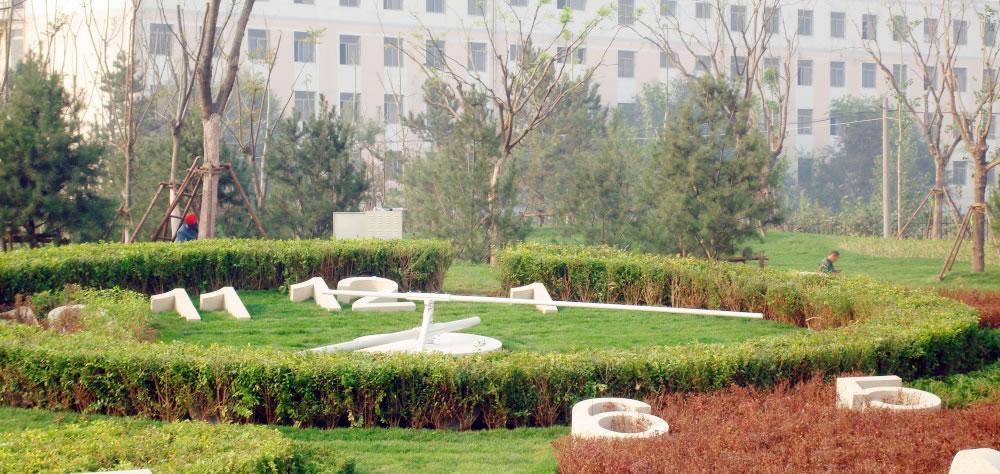 Floral Clock in A Garden